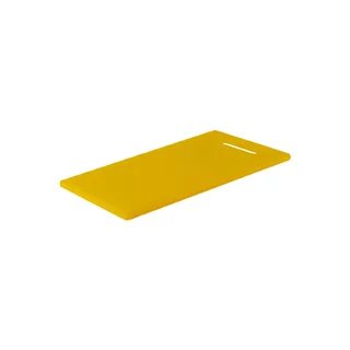 Chef Inox Cutting Board HACCP With Handle PE Yellow 300 X 450 X 12mm