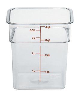 Cambro Camwear Storage Conatiner 3.8L Clear