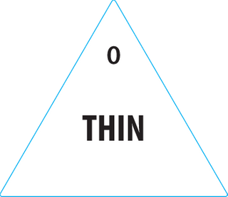 Removable 30mm Triangle Thin (White) /500