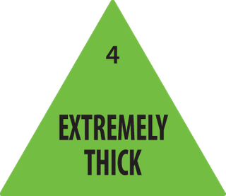 Removable 30mm Triangle Extremely Thick (Green) /500