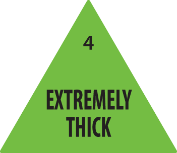 Removable 30mm Triangle Extremely Thick (Green) /500