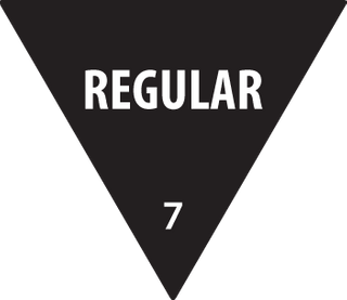 Removable 30mm Triangle Regular (Black) /500