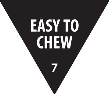 Removable 30mm Triangle Easy To Chew (Black) /500