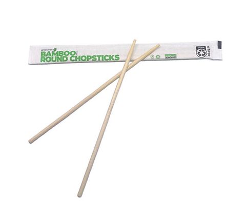 Bamboo round chopstick 4.5*200mm