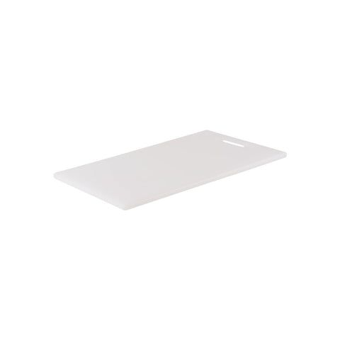 Chef Inox Cutting Board HACCP With Handle PE White 300 X 450 X 12mm