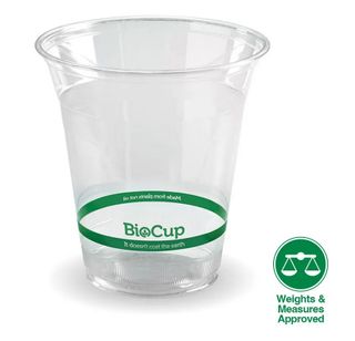 Biopak 360Ml Clear Cup W/M