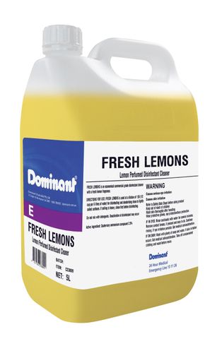 Fresh Lemons Disinfectant & Cleaner 2X5L