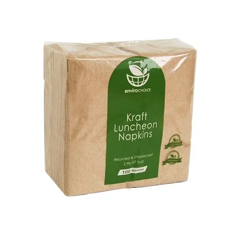 Ec Napkin 2Ply Gt Lunch Brn Ctn