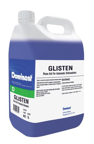 Glisten Rinse Additive Ctn 2X5L