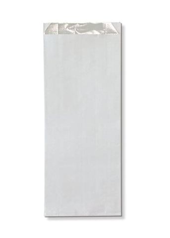 Foil Kebab Bag Plain White 265x102x40mm