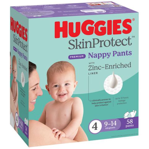 HUGGIES SkinProtect Nappy Pants Size 4 58