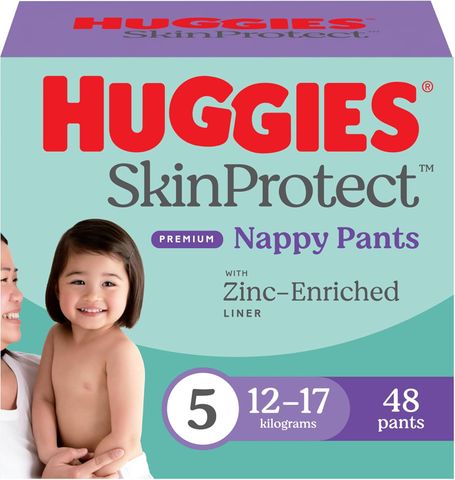 HUGGIES SkinProtect Nappy Pants Size 5 48