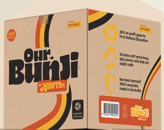 Bunji by Yarn'n Toilet Tissue Recylced 2 Ply 400 Sheet