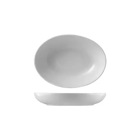 Dudson Bowl Oval Deep Pearl 164X216mm 482ml