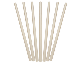 Jumbo White Paper Straws 235x10Mm  / 2500