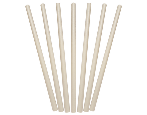 Jumbo White Paper Straws 235x10Mm  / 2500