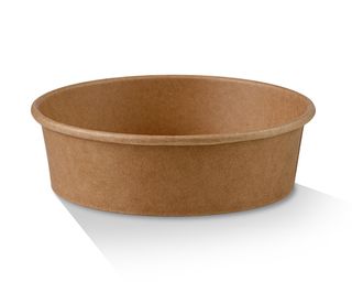Salad Bowl PE Coated Kraft 16oz 473ml 150 X 128 X 45mm
