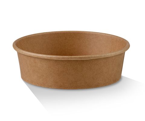 Salad Bowl PE Coated Kraft 16oz 473ml 150 X 128 X 45mm
