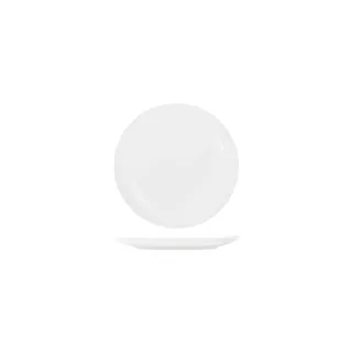 Tablekraft Core White Round Plate Coup Shape 150mm