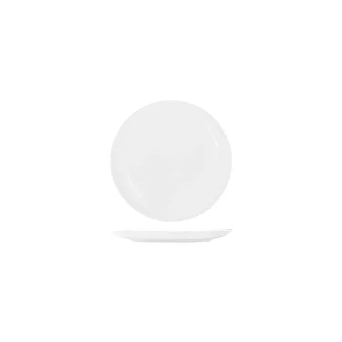 Tablekraft Core White Round Plate Coup Shape 150mm