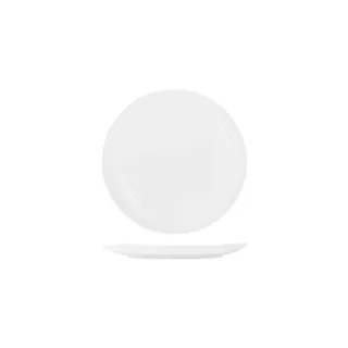 Tablekraft Core White Round Plate Coup Shape 225mm