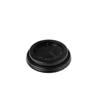 BetaEco Black Lid Recycable for 4oz Coffee Cup (62mmD)