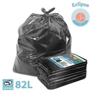 Eclipse Garbage Super Duty Oxo Bio Black 82L  / SLV