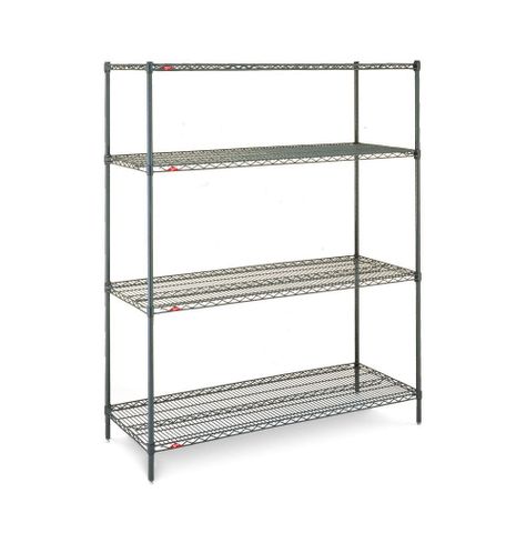 Metro 4 Tier Wire Add On Shelving Kit 915 x 455mm