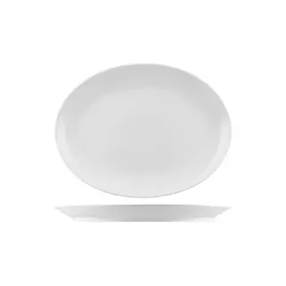 Rak Nano Oval Coupe Plate White 260 X 190mm