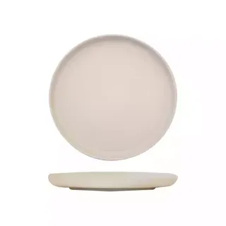 Uno Eclipse Cream Round Walled Plate 280 mm