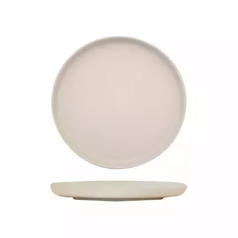 Uno Eclipse Cream Round Walled Plate 280 mm