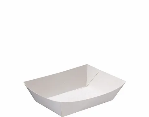 Food Tray 1 White 131x91mm /50 (10)