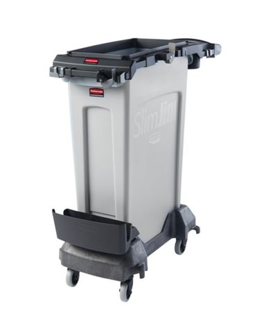 Rubbermaid Slim Jim Rim Caddy Kit Black