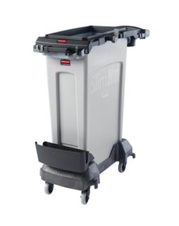 Rubbermaid Slim Jim Rim Caddy Kit Black