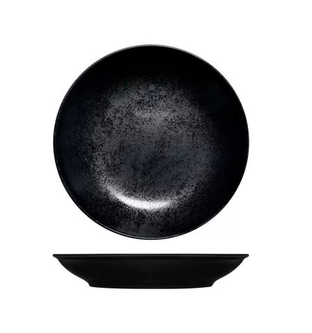 RAK Karbon Black Round Deep Coupe Plate 230mm