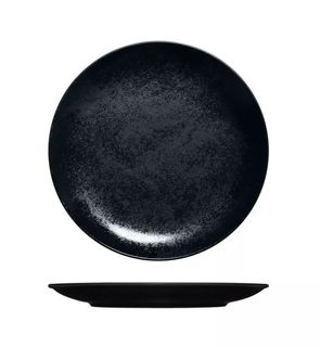 RAK Karbon Black Round Coupe Plate 210mm