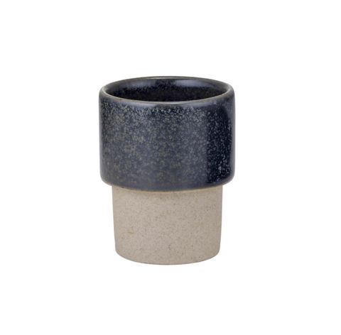 Tumbler Stack No Hdle Brew Pottery Grey Cast 90ml