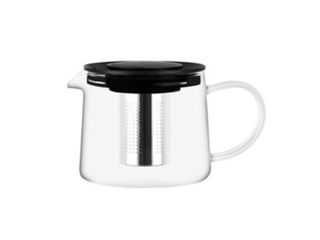 Teapot  Infusion Glass  w/filter &pp Lid 600ml