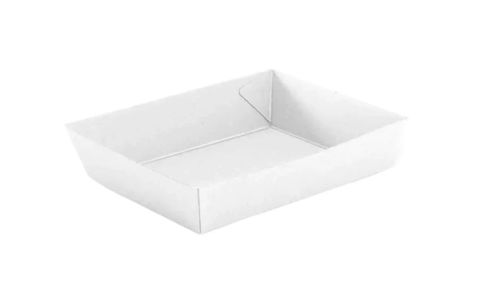 Takeaway Tray White Medium 180x134x45mm