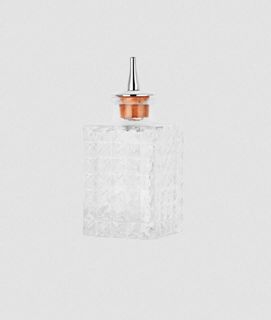 Bitters Bottle Square Glass Zanzi 50x120mm 90ml