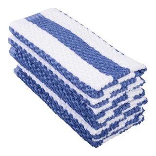 Swab Wiper Towelling, Dobby Weave Mid Blue