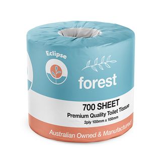Eclipse Toilet Rolls 2Ply 700Sh Forrest / 48