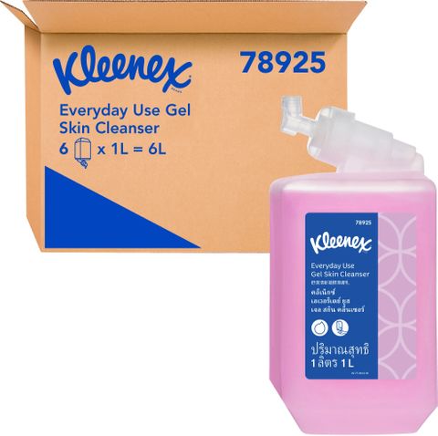 Kleenex Everyday Use Gel Skin Cleanser 1L CT6