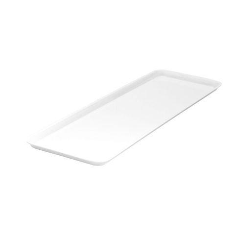 Platter Rectangle  Sandwich Melamine  White 500x180mm