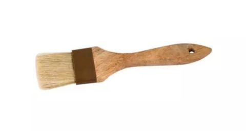 Pastry Brush Wooden Handle Nat Bristles 25mm