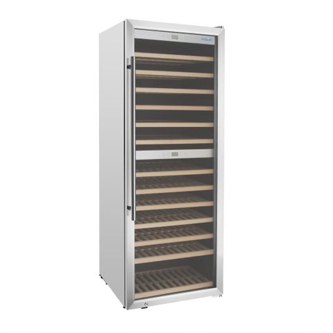 Polar G-Series Dual Zone Wine Fridge Stainless Steel - 126 Bottle