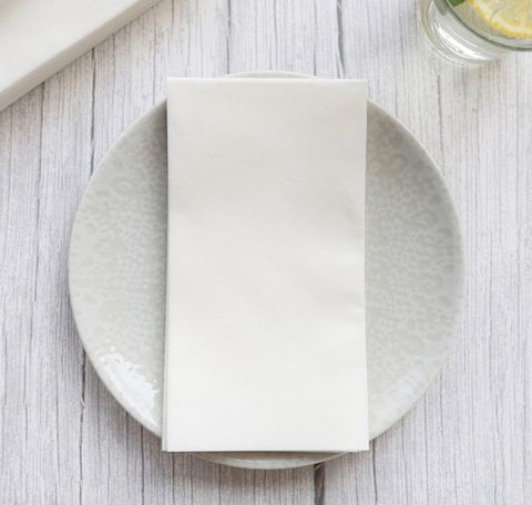 Bionap Napkin Airlaid 40x40 GT White x800 (16x50) Compostable