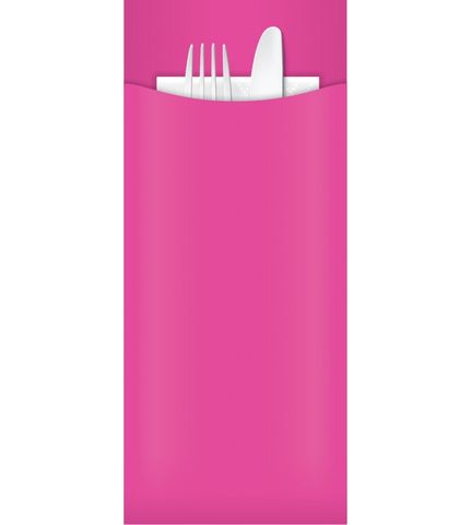 Yiassoo Cutlery Pouch Pink (85x200) 3ply White Napkin CT500