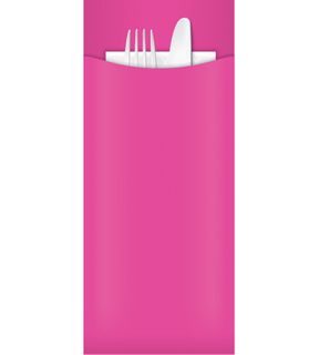 Yiassoo Cutlery Pouch Pink (85x200) 3ply White Napkin CT500