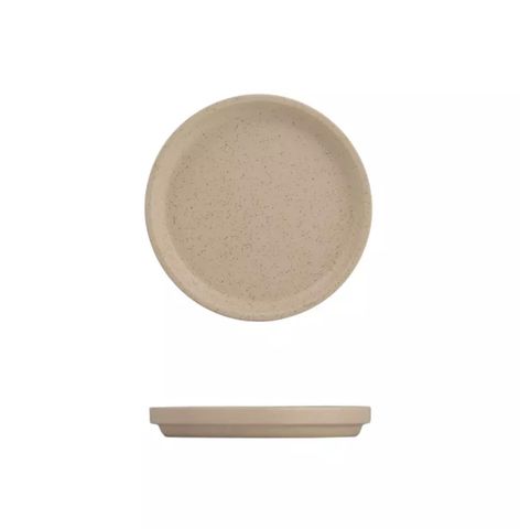 Stackable Round  Plate 160mm Luzerne Dune  Clay